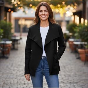 Eileen Fisher Moto Style‎ Cardigan silk blend size L